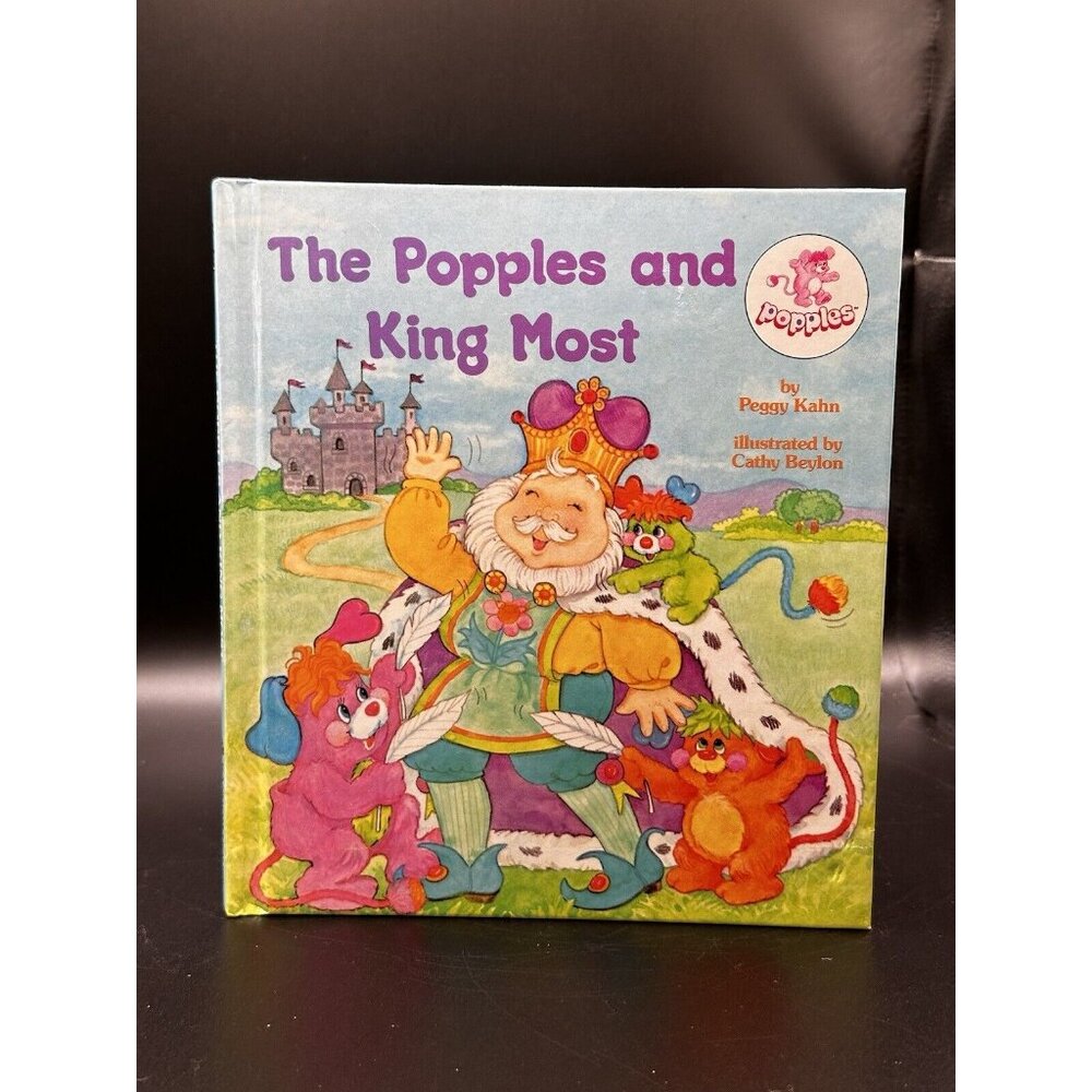 The Popples And King Most  Peggy Kahn 1986  Random House Hardback‎ Vintage READ